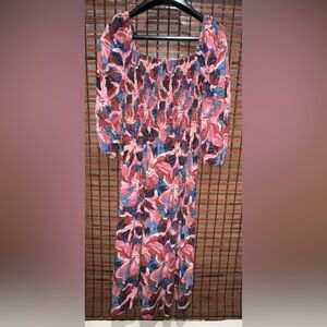 Women’s Time and Tru Floral Long‎ Sleeve Dress Size 4-6
